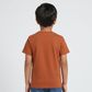 Boys Cotton Crew Neck Graphitee