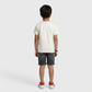 Boys Cotton Crew Neck Graphitee