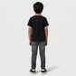 Boys Cotton Crew Neck Graphitee