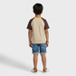 Boys Cotton Crew Neck Graphitee