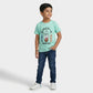 Boys Cotton Crew Neck Graphitee