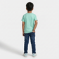 Boys Cotton Crew Neck Graphitee