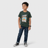 Boys Cotton Crew Neck Graphitee