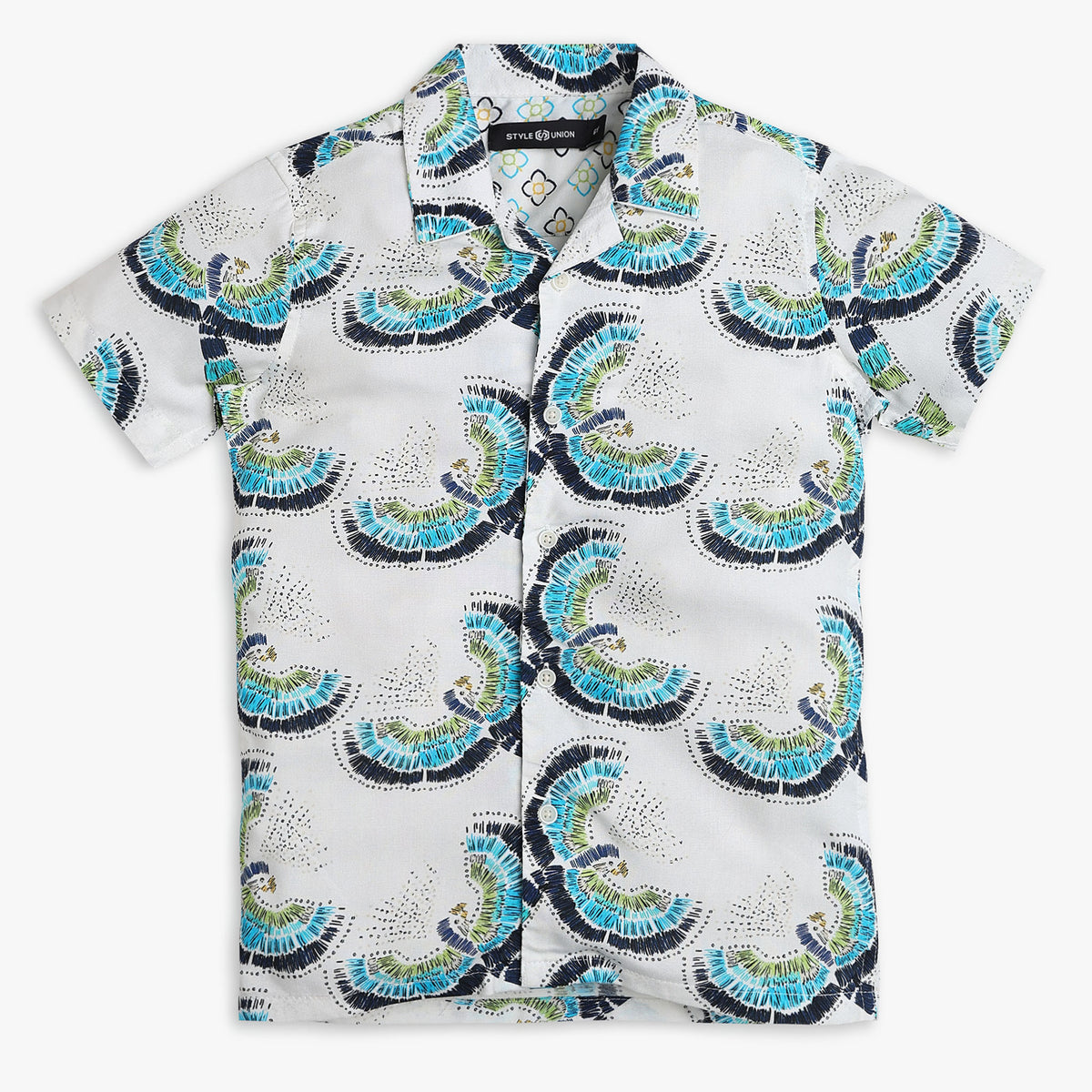 Boys Regular Fit Printed Shirt