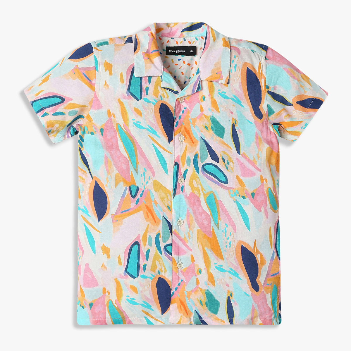 Boys Printed Half Sleeve Retreat Shirt