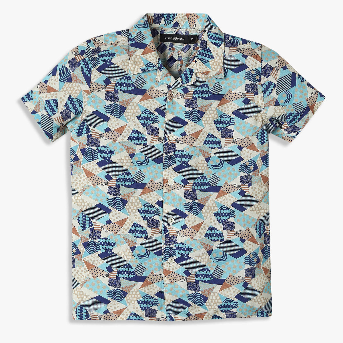 Boys Printed Half Sleeve Retreat Shirt