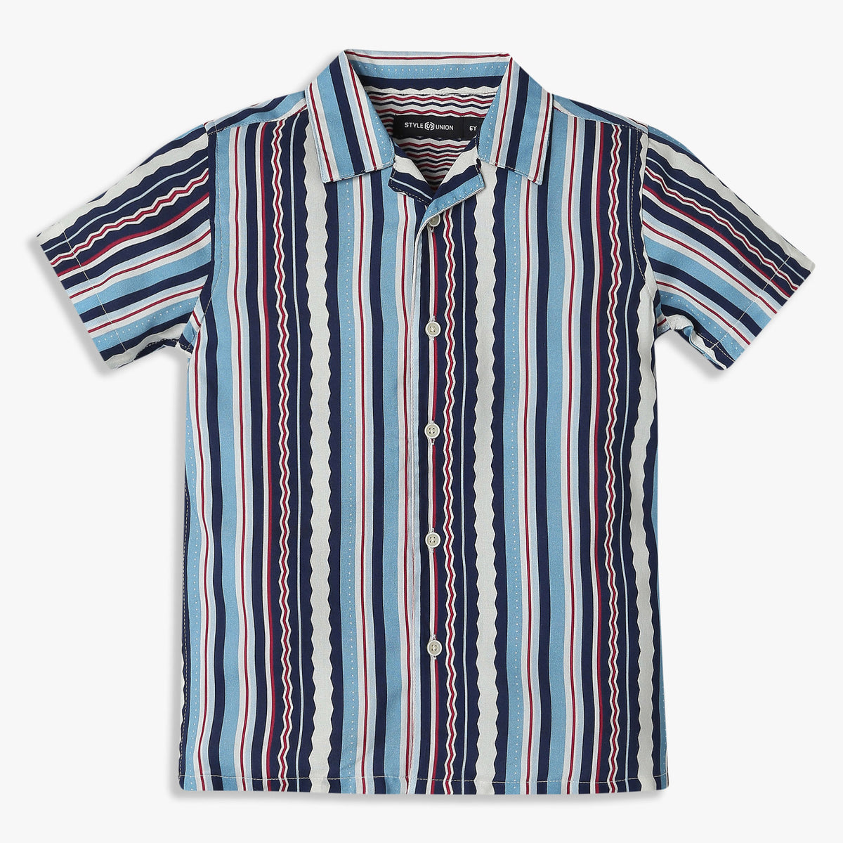 Boys Printed Half Sleeve Retreat Shirt