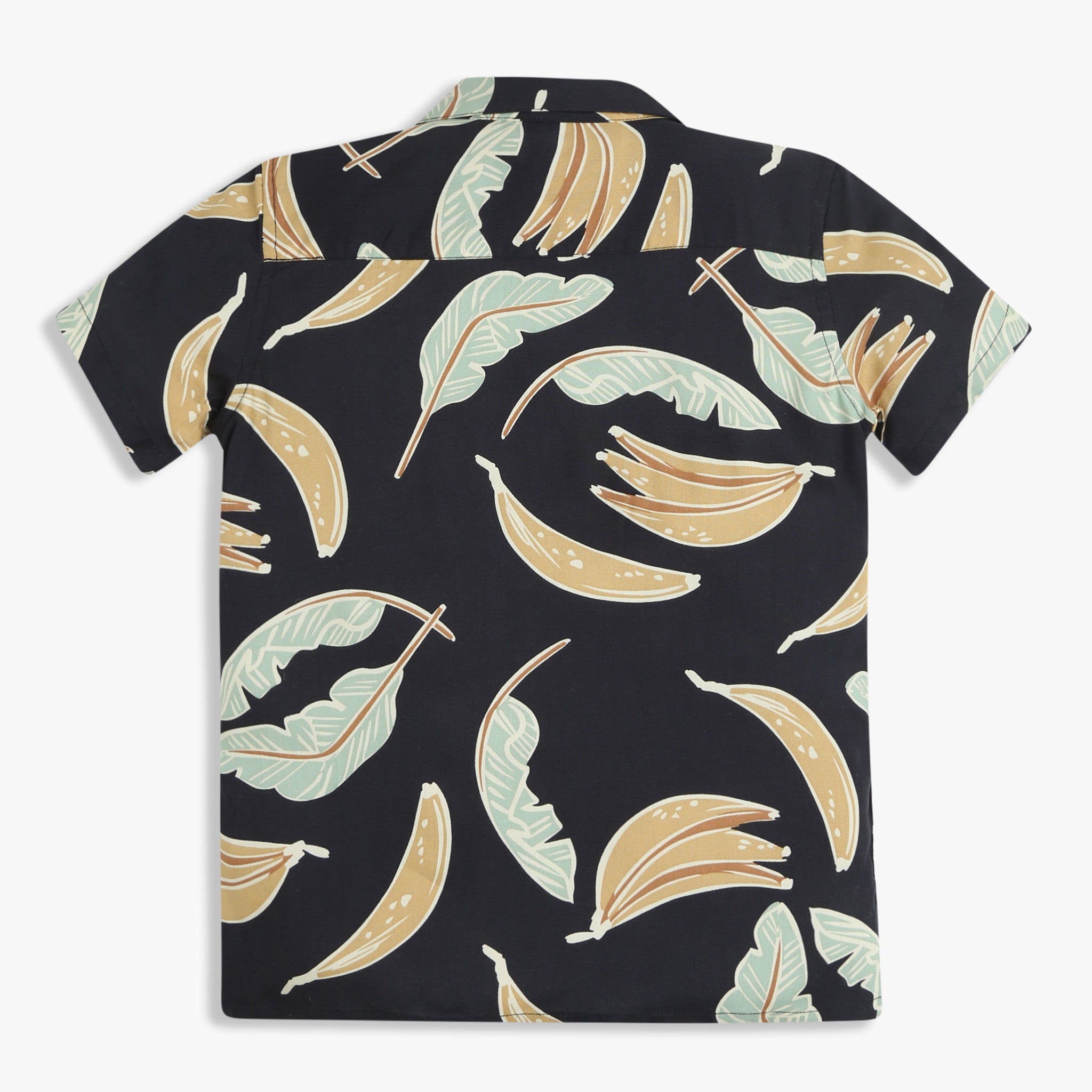 Boys Printed Cuban Half Sleeve Shirt