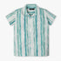Boys Regular Fit Striped Camp Collar Half Sleeve Shirt