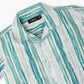 Boys Regular Fit Striped Camp Collar Half Sleeve Shirt