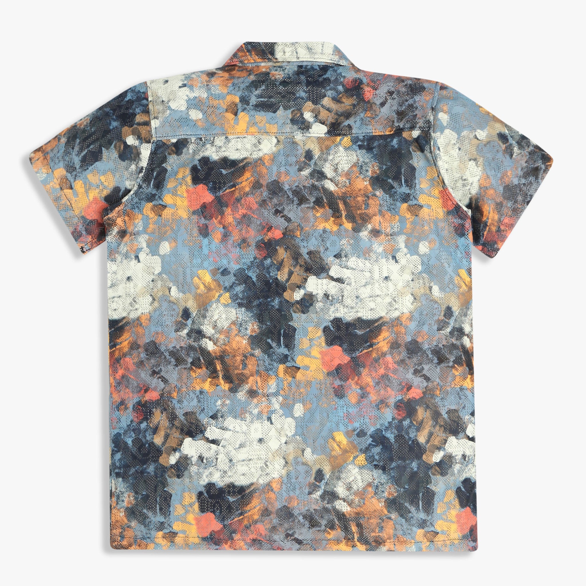 Boys Printed Cuban Half Sleeve Shirt