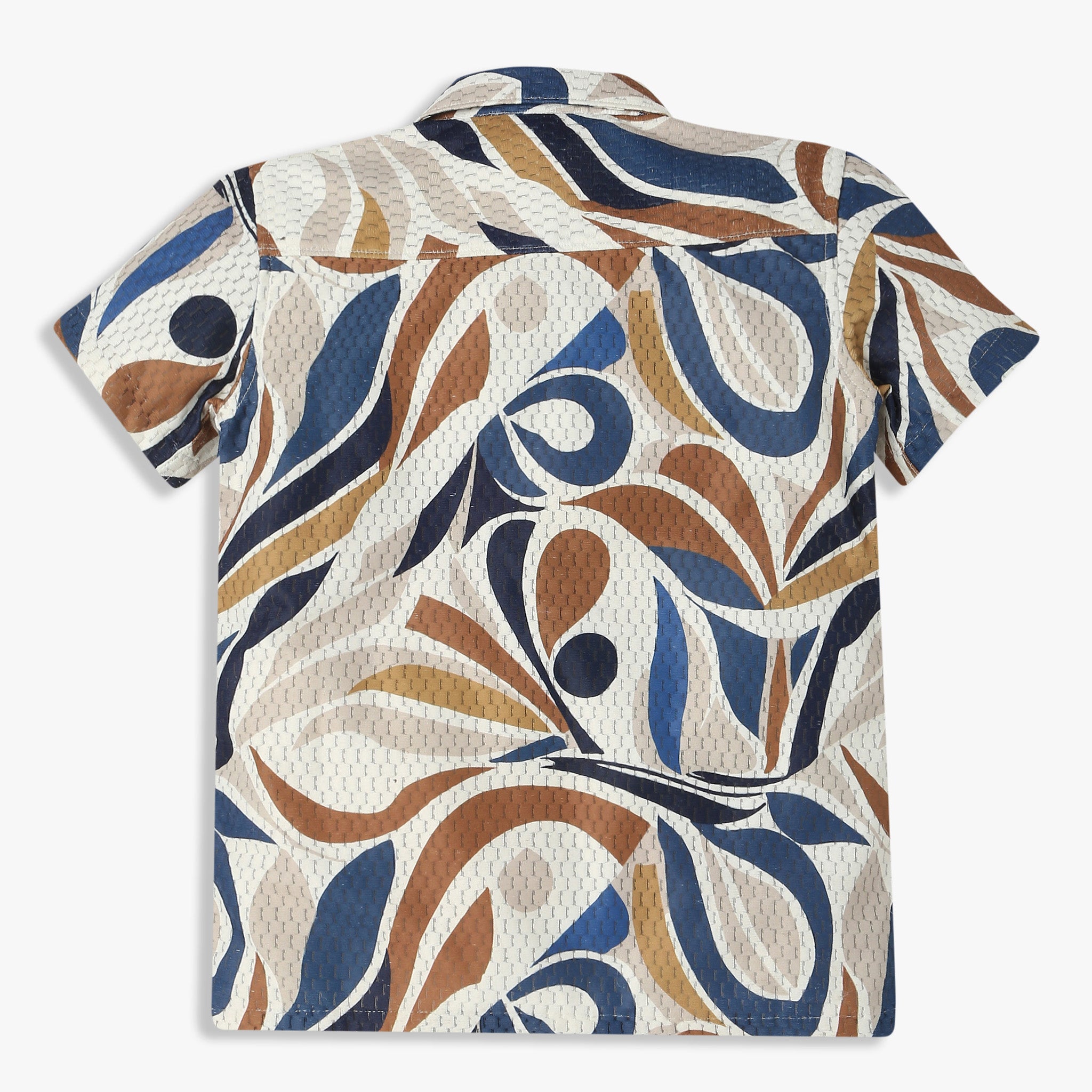 Order Now Boys Print Camp Collar Regular Fit Casual Wear Shirt by Style Union