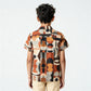 Boys Printed Cuban Shirt
