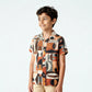 Boys Printed Cuban Shirt
