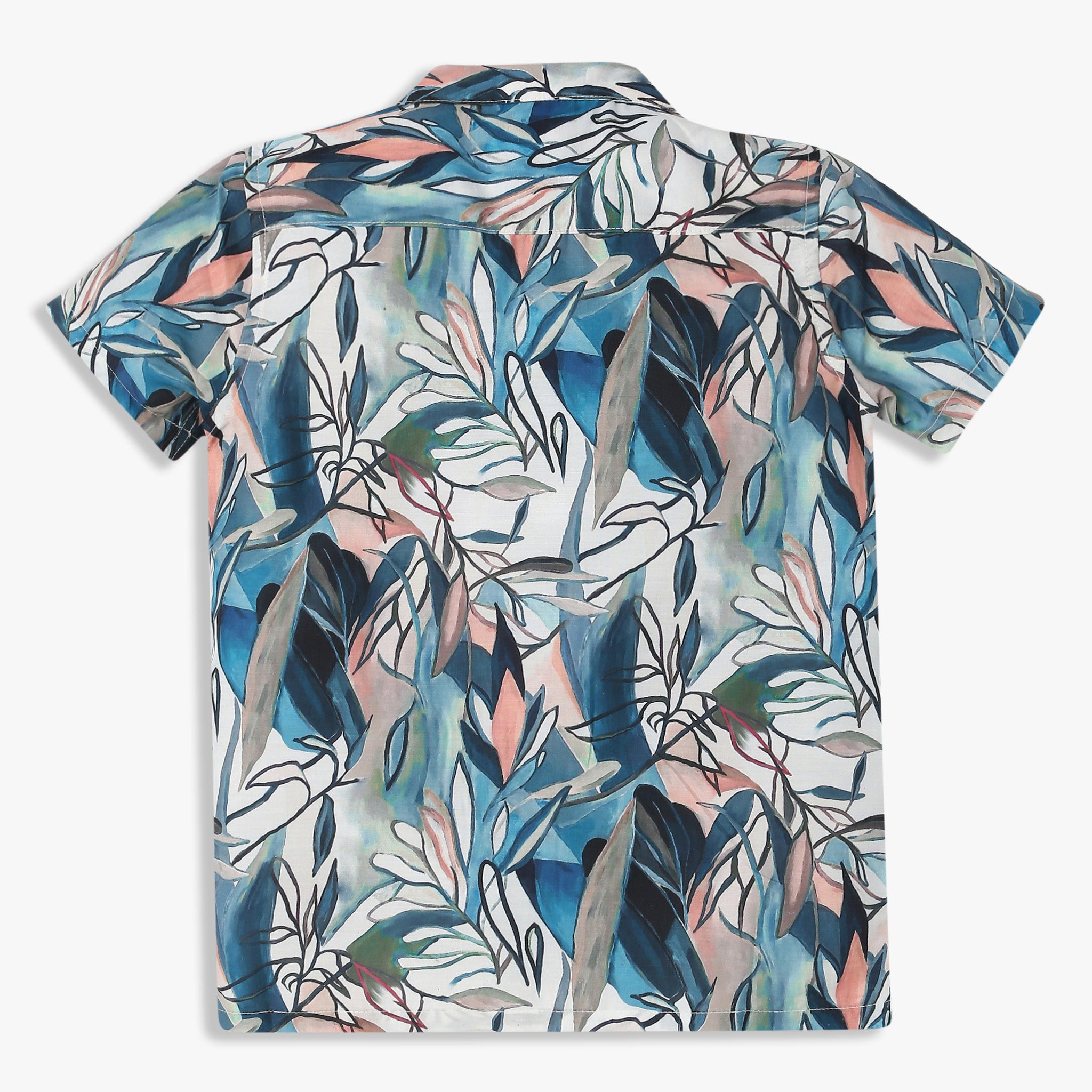 Order Now Boys Print Camp Collar Regular Fit Casual Wear Shirt by Style Union