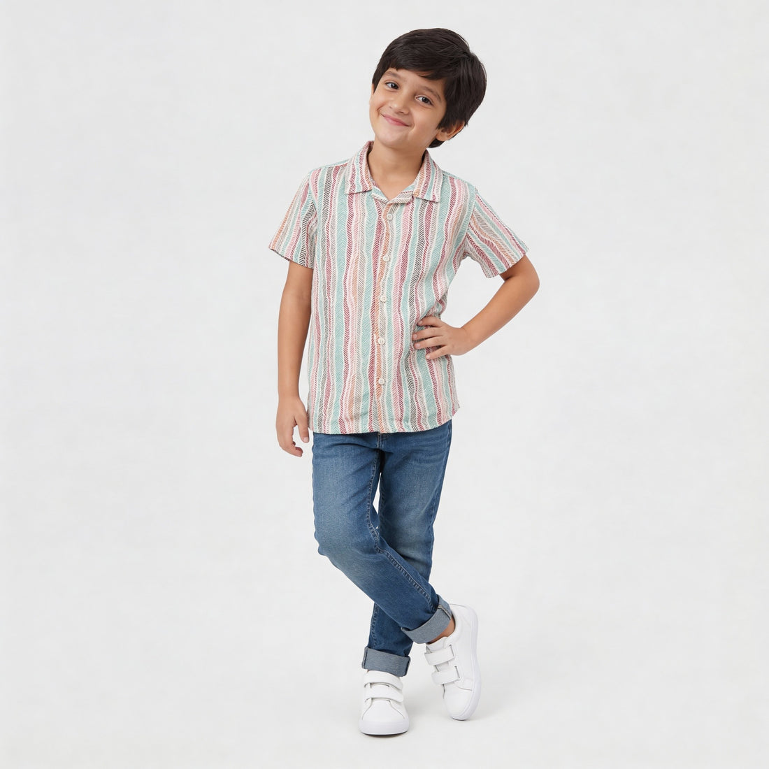 Rayon Printed Half Sleeve Shirt