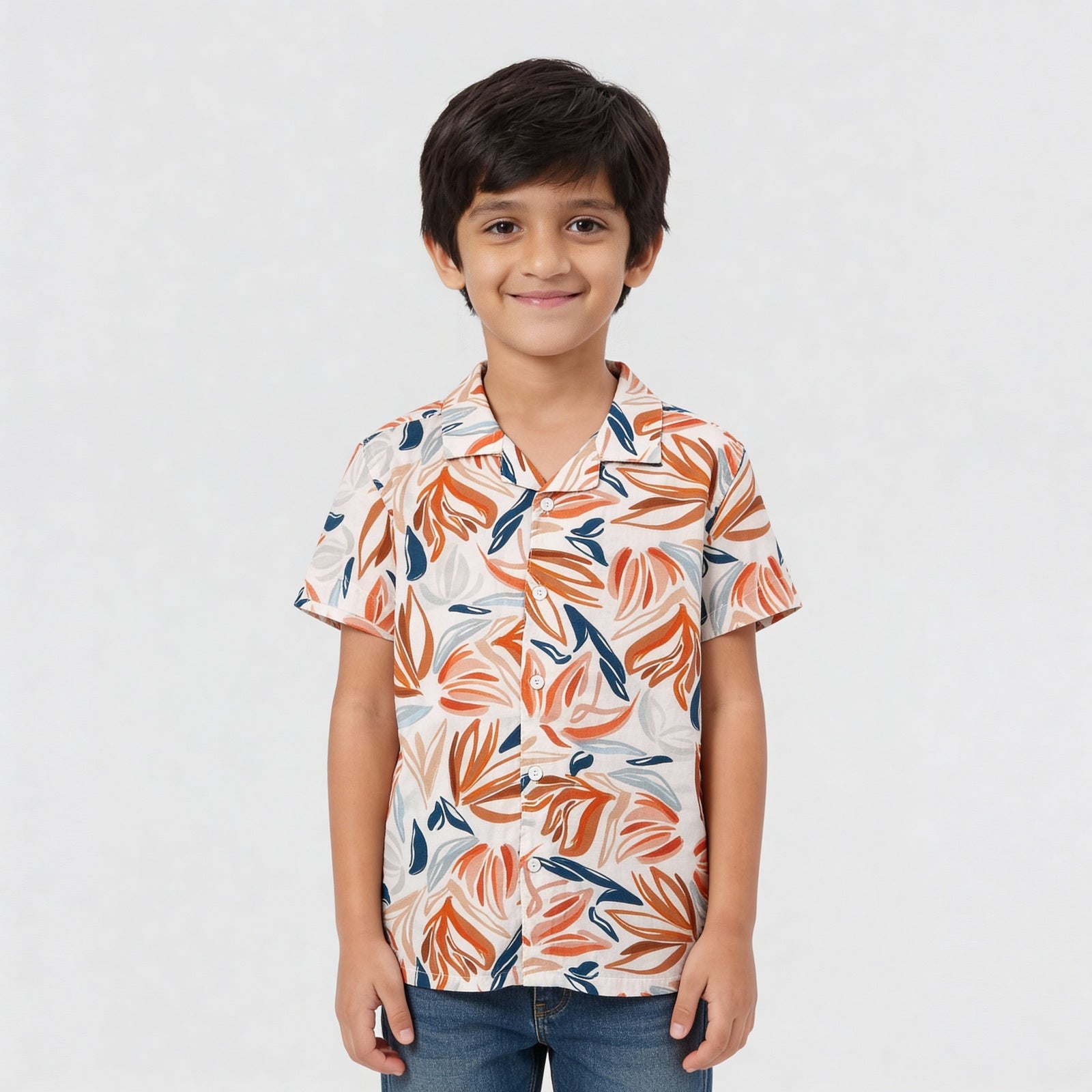 Rayon Printed Half Sleeve Shirt