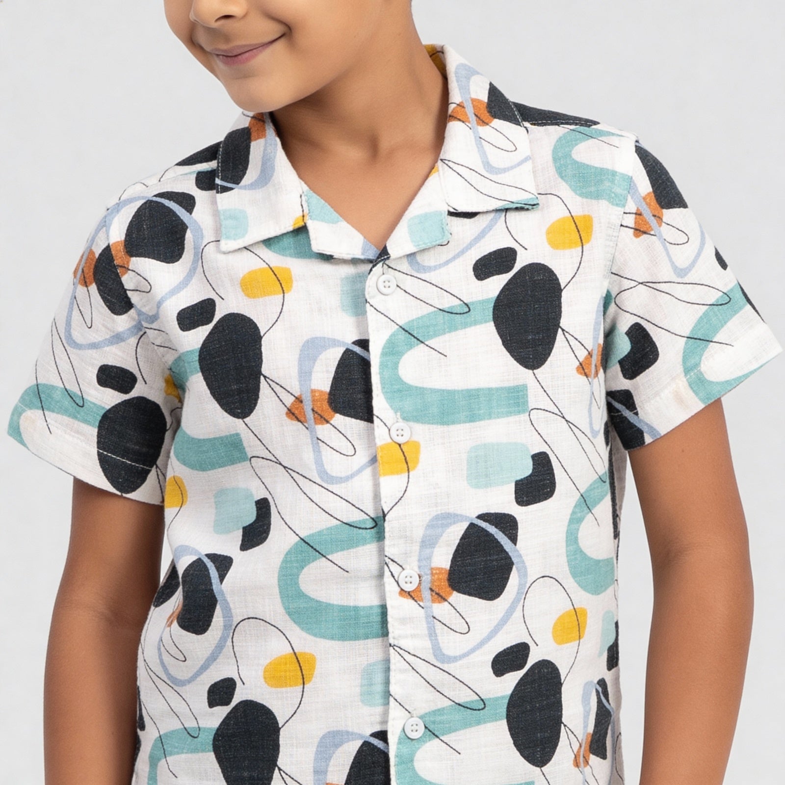 Rayon Printed Half Sleeve Shirt