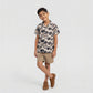 Boys Printed Camp Collar Shirt