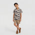 Boys Printed Camp Collar Shirt