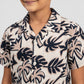 Boys Printed Camp Collar Shirt