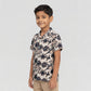 Boys Printed Camp Collar Shirt