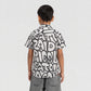 Boys Printed Camp Collar Shirt