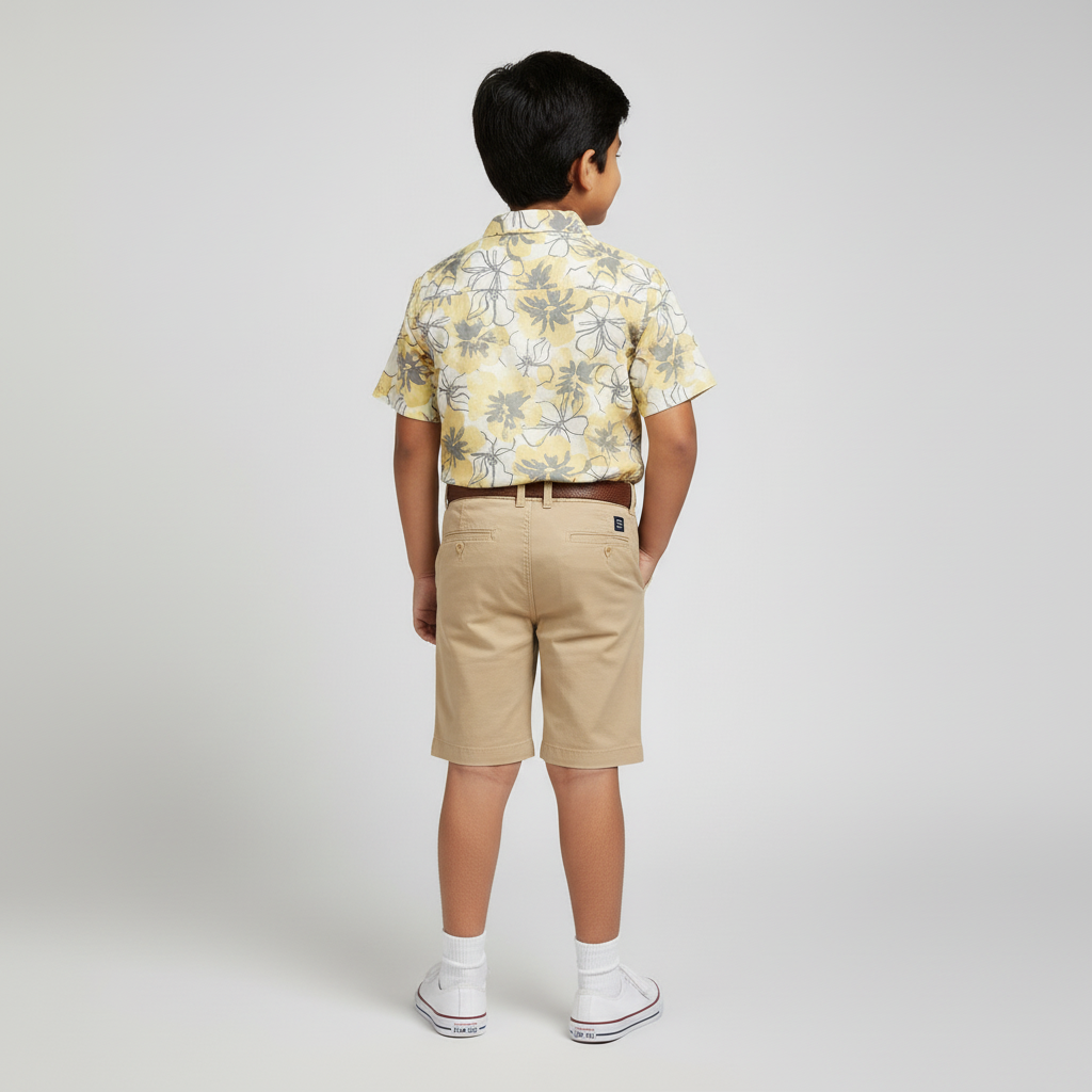 Boys Printed Retreat Shirt