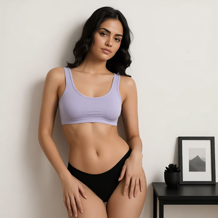 Full Coverage Racer Back Beginner Bra