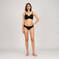 Full Coverage Padded With Shiny Strap Bra