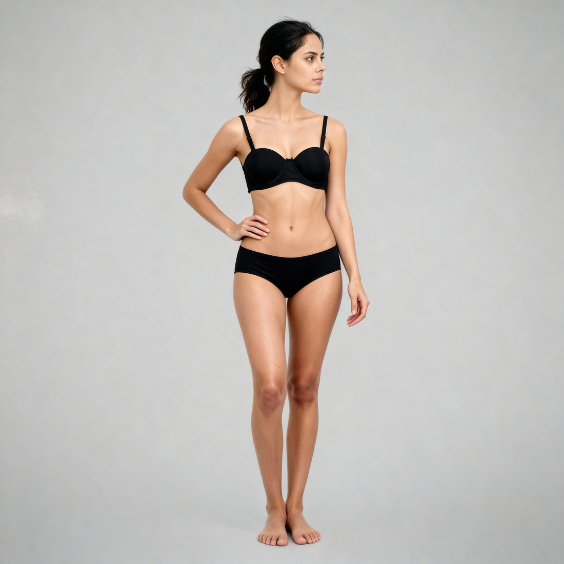 Padded Underwired Bra with Adjustable Straps