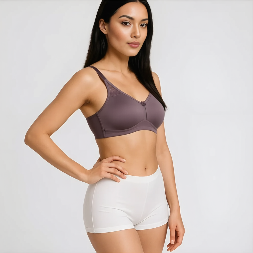 Cotton Full Coverage Underwire Lace Bra
