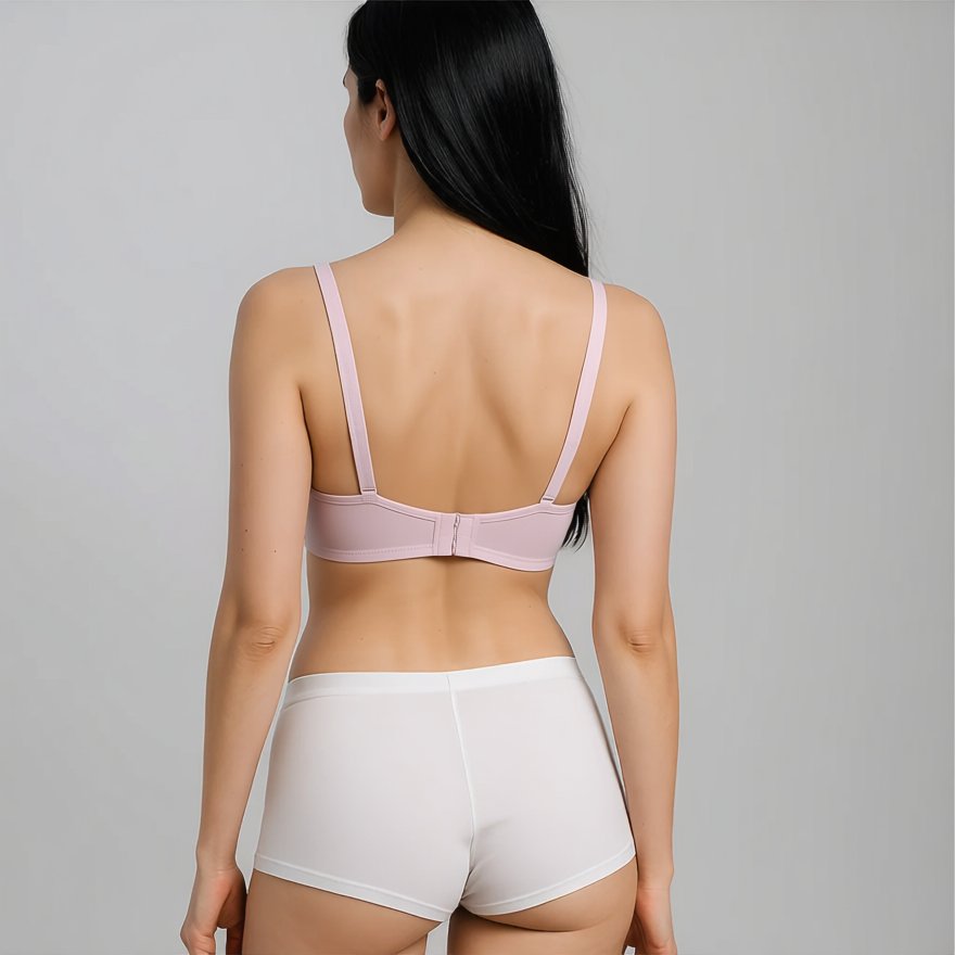 Plain Full Coverage Strapless Bra