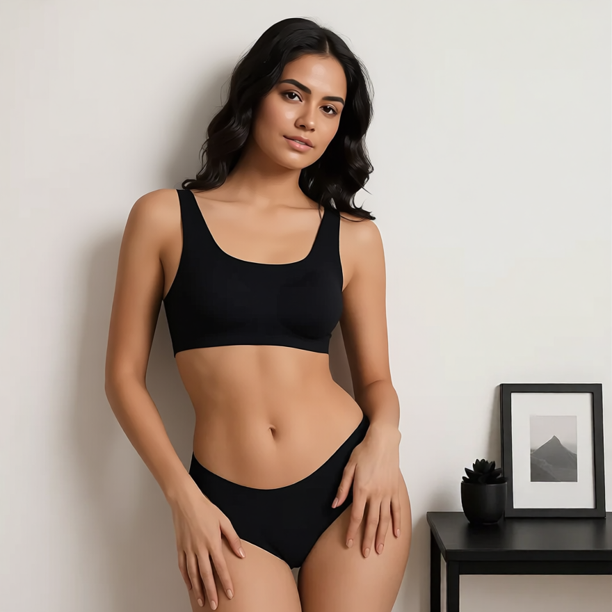 Full Coverage Plain Strapless Bra