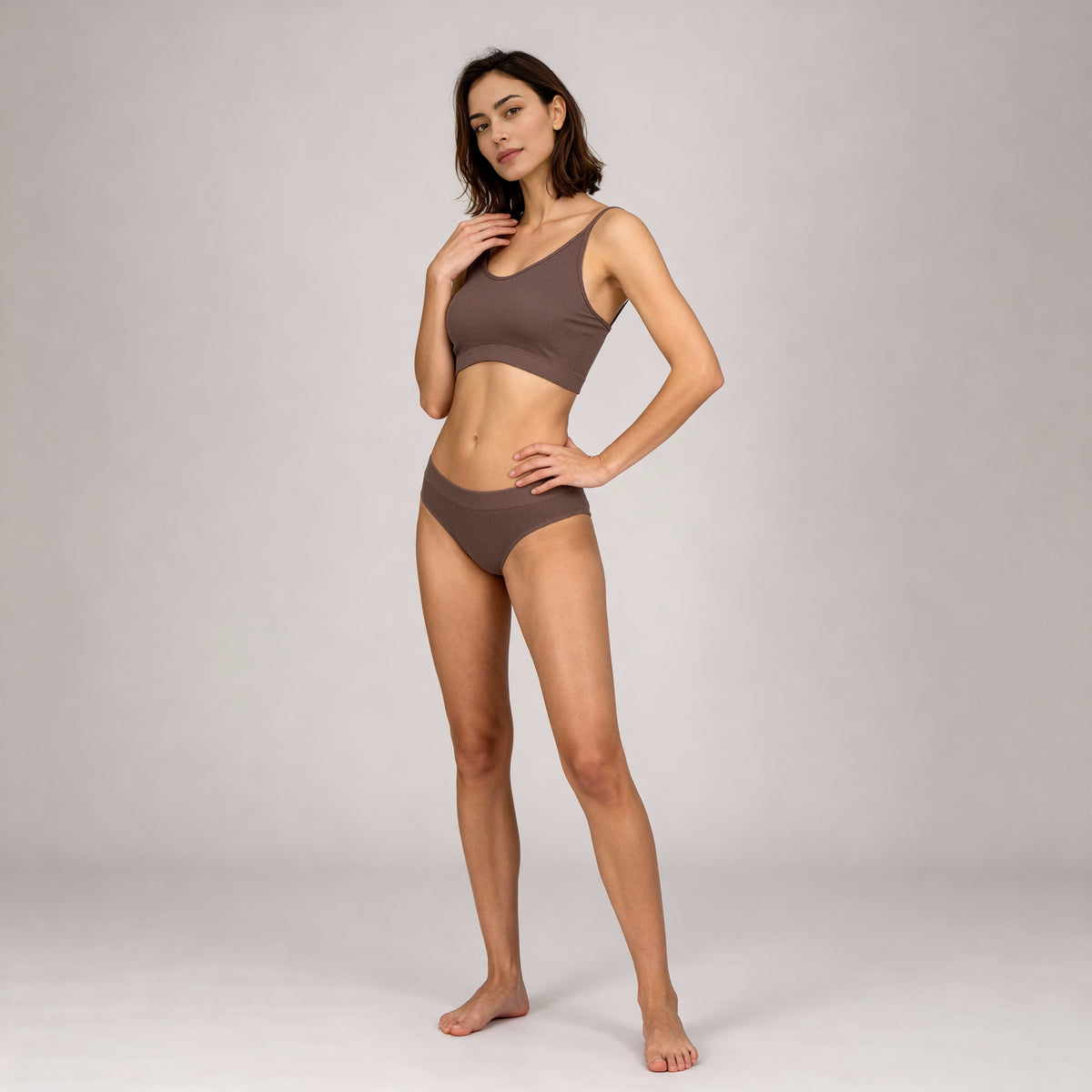 Full Coverage Seamless Beginner Cami Bra