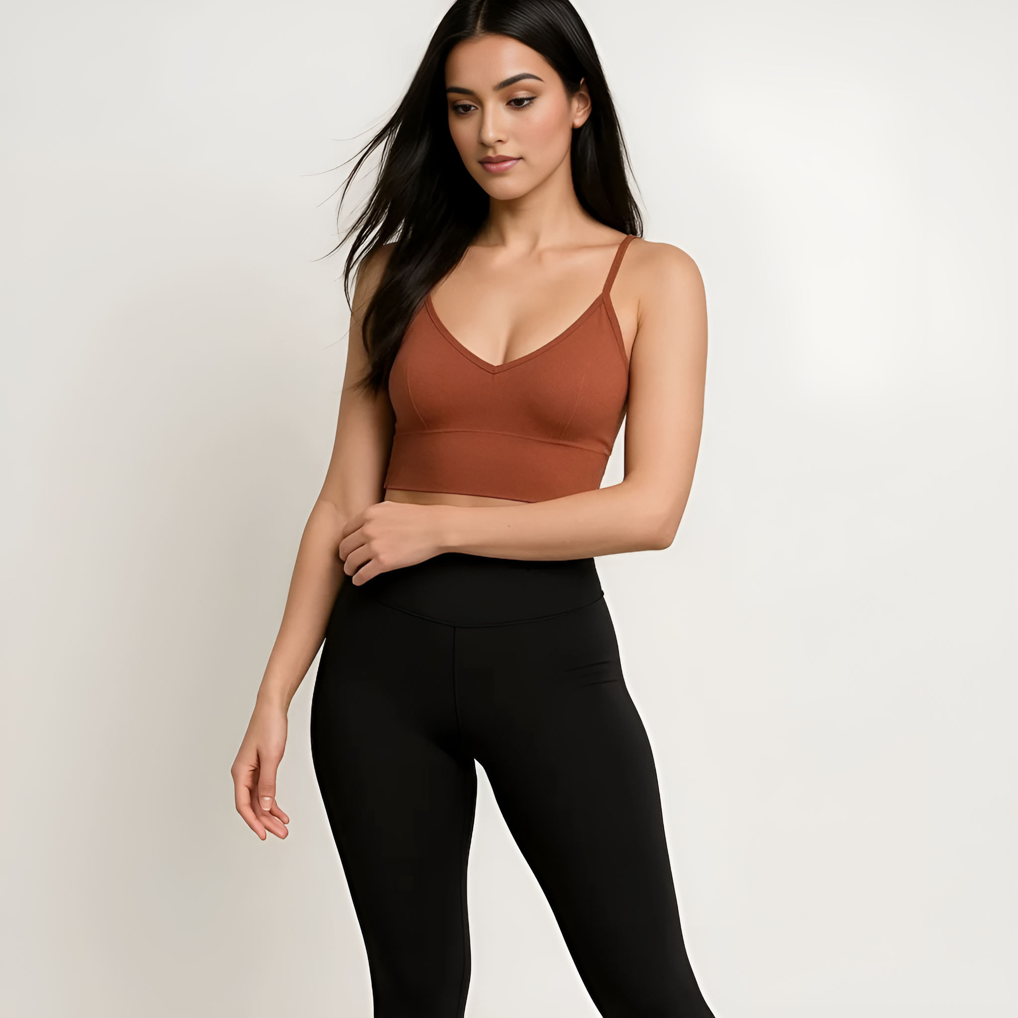 Seamless Beginner Cami With Plunge Neckline