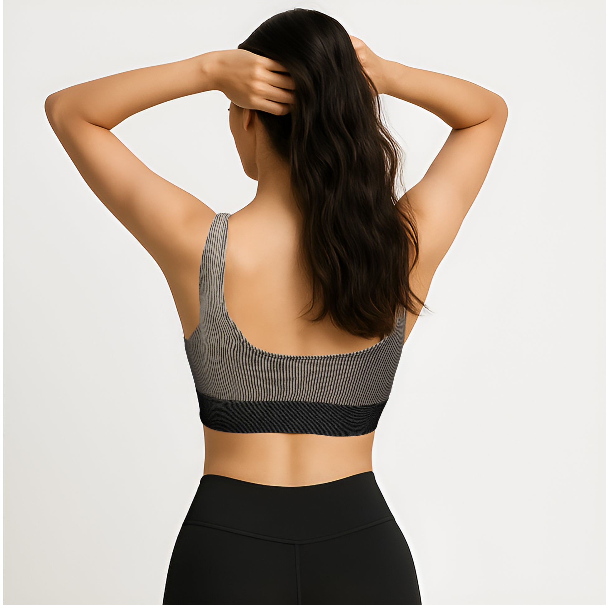 Seamless Beginner Cami With Plunge Neck Line Bra