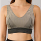 Seamless Beginner Cami With Plunge Neck Line Bra