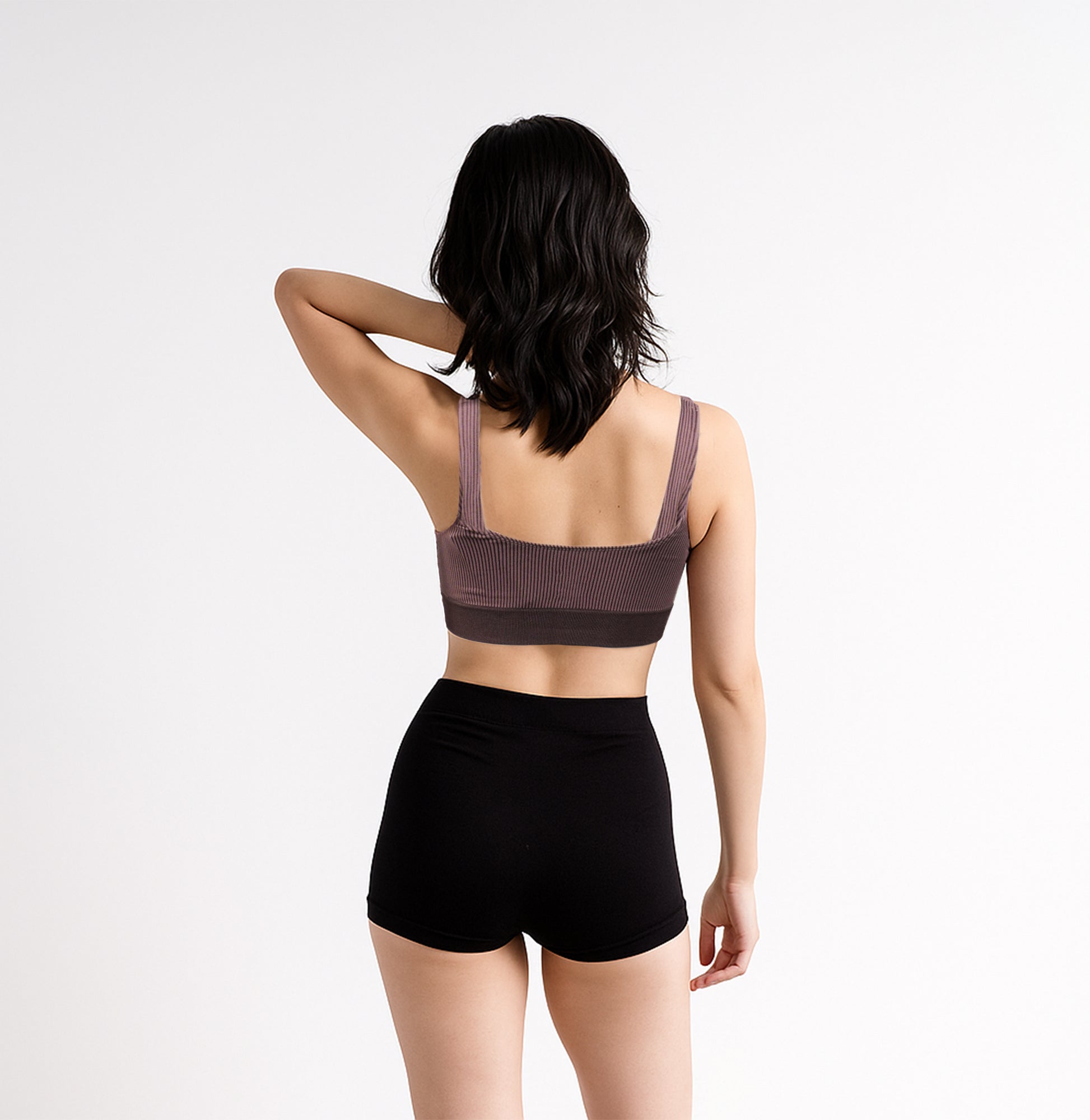 Seamless Beginner Cami With Plunge Neck Line Bra