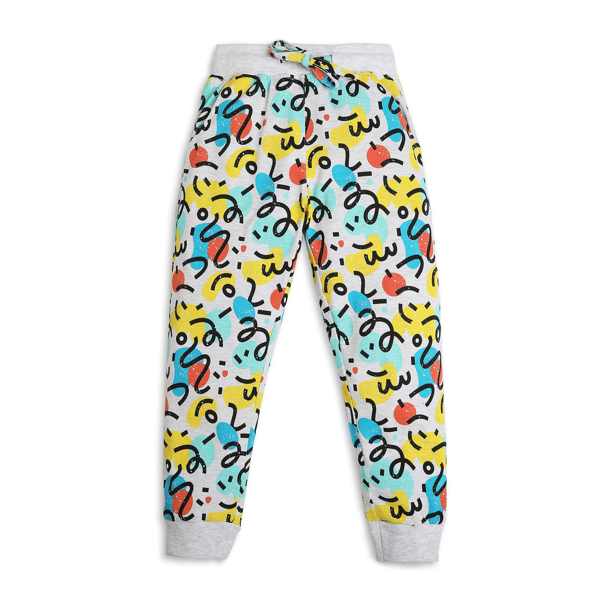 Boys Regular Fit Printed T-Shirt with Trackpant Sleepwear Set