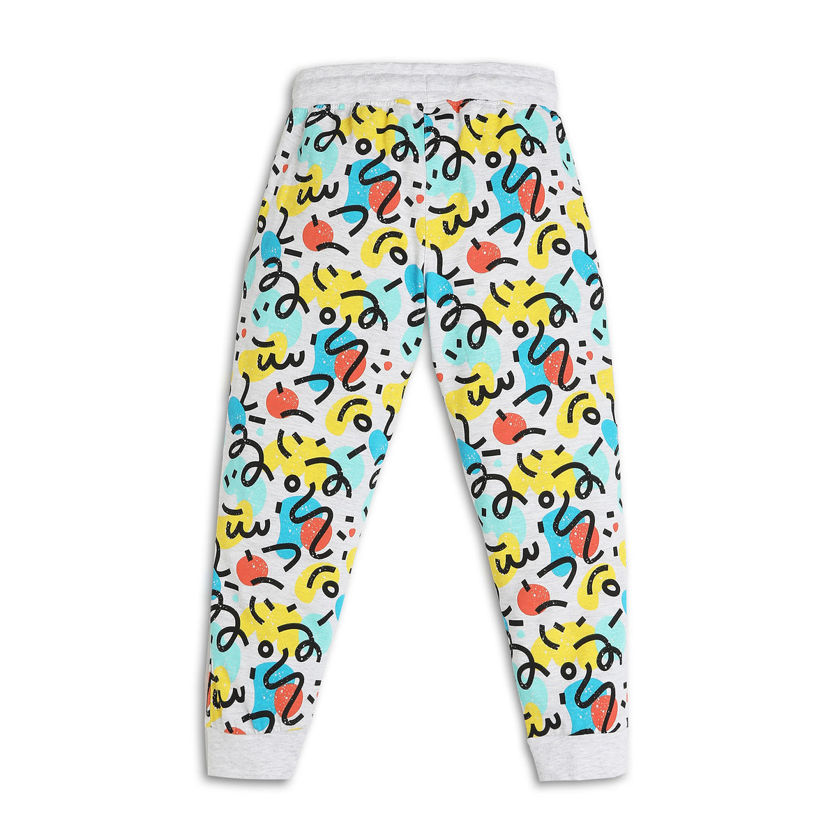 Boys Regular Fit Printed T-Shirt with Trackpant Sleepwear Set