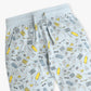 Boys All Over Print Crew Neck  T-Shirt with Trackpant Sleepwear Set