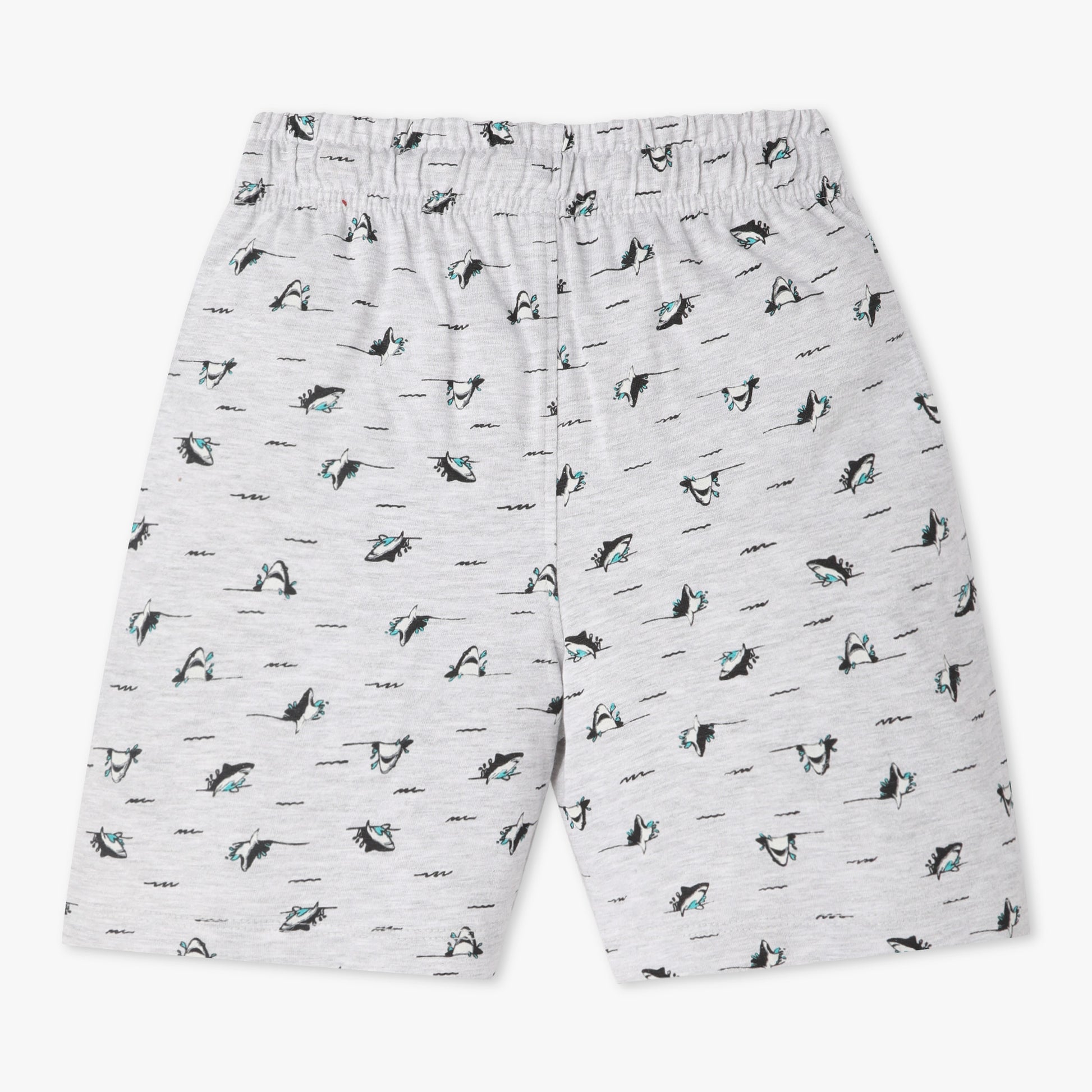 Boys Crew Neck Full Length Sleeve All Over Printed Sleepwear Set