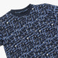 Boys Crew Neck Full Length Sleeve All Over Printed Sleepwear Set