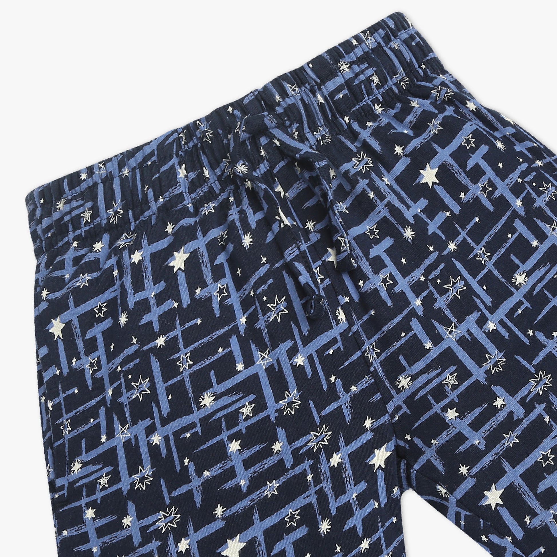 Boys Crew Neck Full Length Sleeve All Over Printed Sleepwear Set