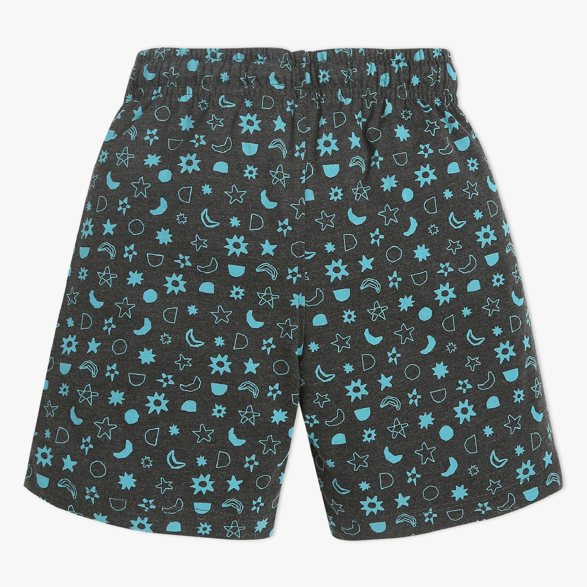 Boys Crew Neck Full Length Sleeve All Over Printed Sleepwear Set