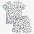 Boys Regular Fit All Over Print Crew Neck Full Sleeve T-Shirt with Trackpant Sleepwear Set