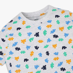 Boys Snooze Set Half Sleeve Tee & Shorts