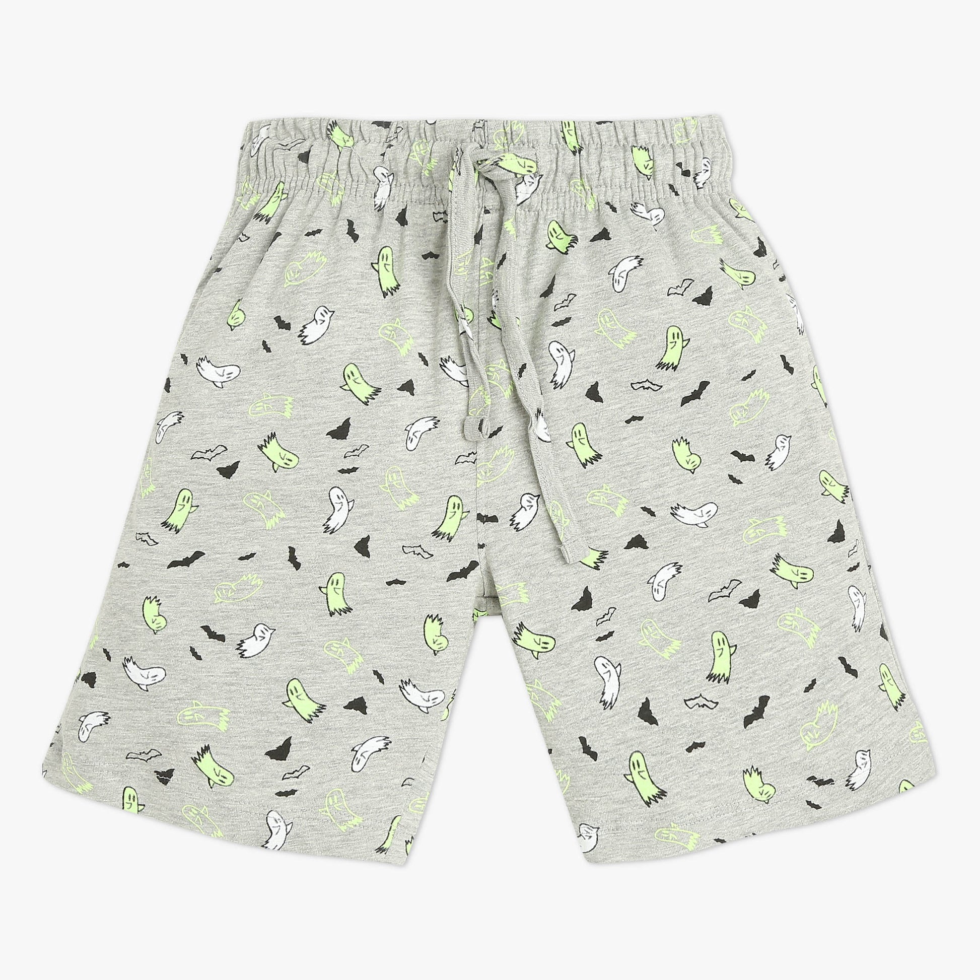 Boys Crew Neck Full Length Sleeve All Over Printed Sleepwear Set