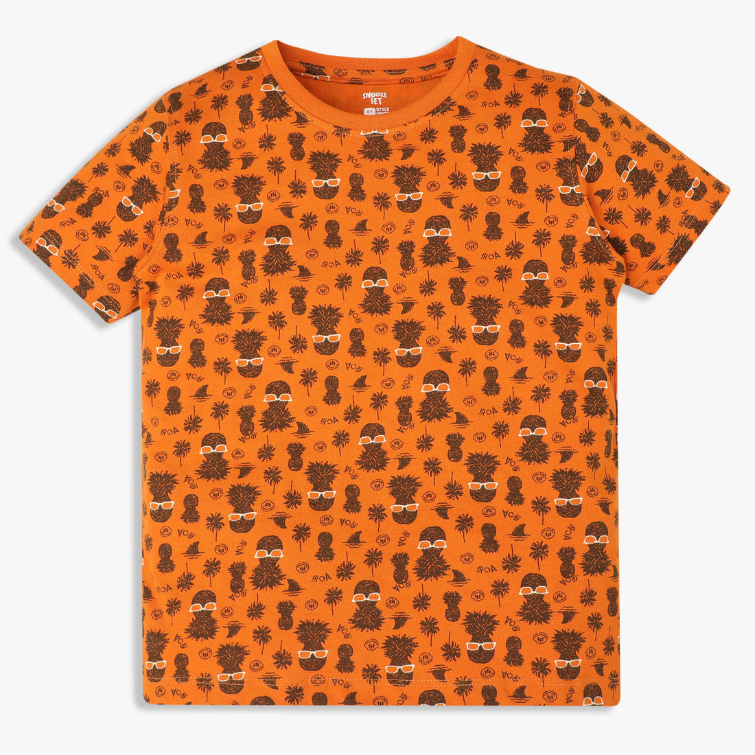 Boys Snooze Set Half Sleeve Tee & Shorts
